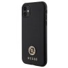 Guess GUHCN61PS4DGPK iPhone 11 / Xr 6.1 czarny/black hardcase Strass Metal Logo